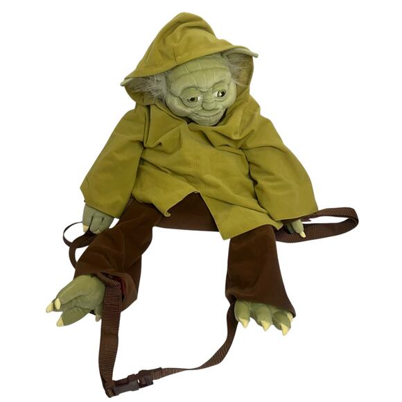 Disney Parks Star Wars Yoda Plush Backpack - Picture 1 of 6